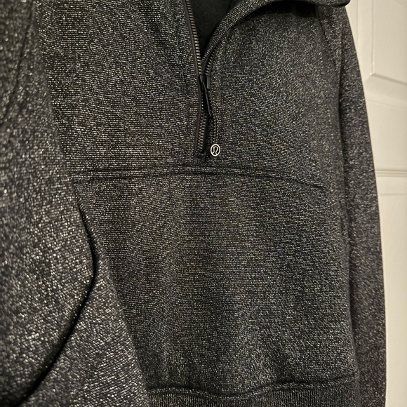 Lululemon cropped sparkle hooded scuba - Picture 5 of 8